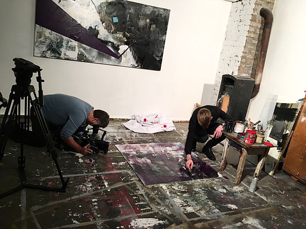 Shooting at my studio…